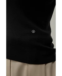 Lilysilk Women's Silk-Cashmere Polo