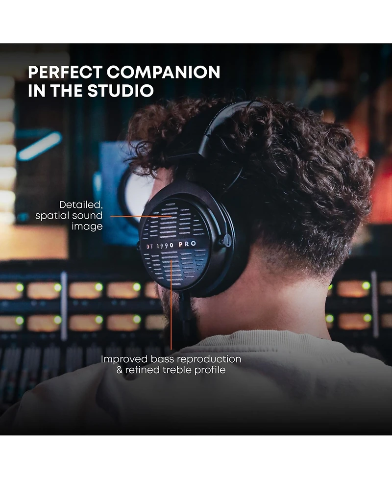 Beyerdynamic - Dt 1990 Pro Mkii Premium Tesla Studio Headphones for Mixing, Mastering and Editing (Open)