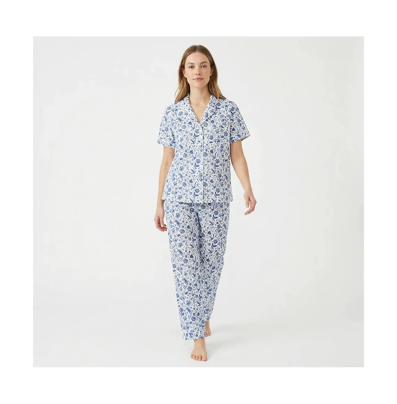 Motette Women's Porcelain Vine Bamboo Pajama Set