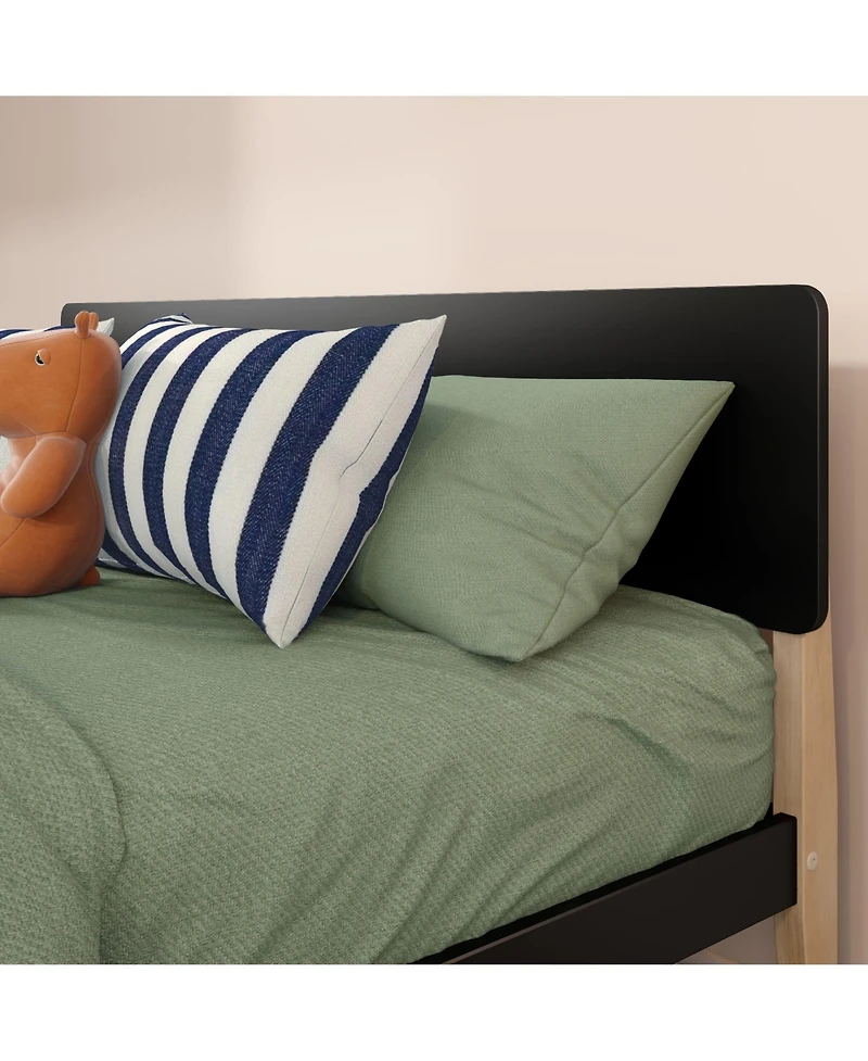 Max & Lily Mid-Century Modern Panel Bed