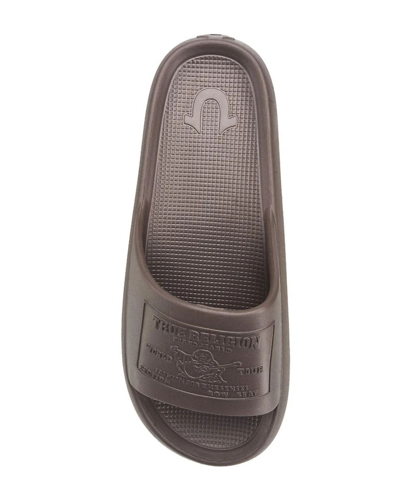 True Religion Men's Wayne Logo Slide
