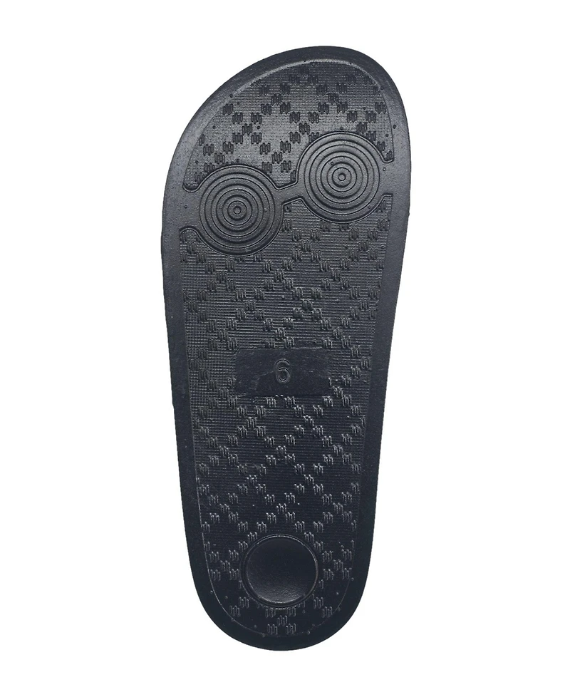 True Religion Little Girls Kash Bling Horseshoe Logo Slide