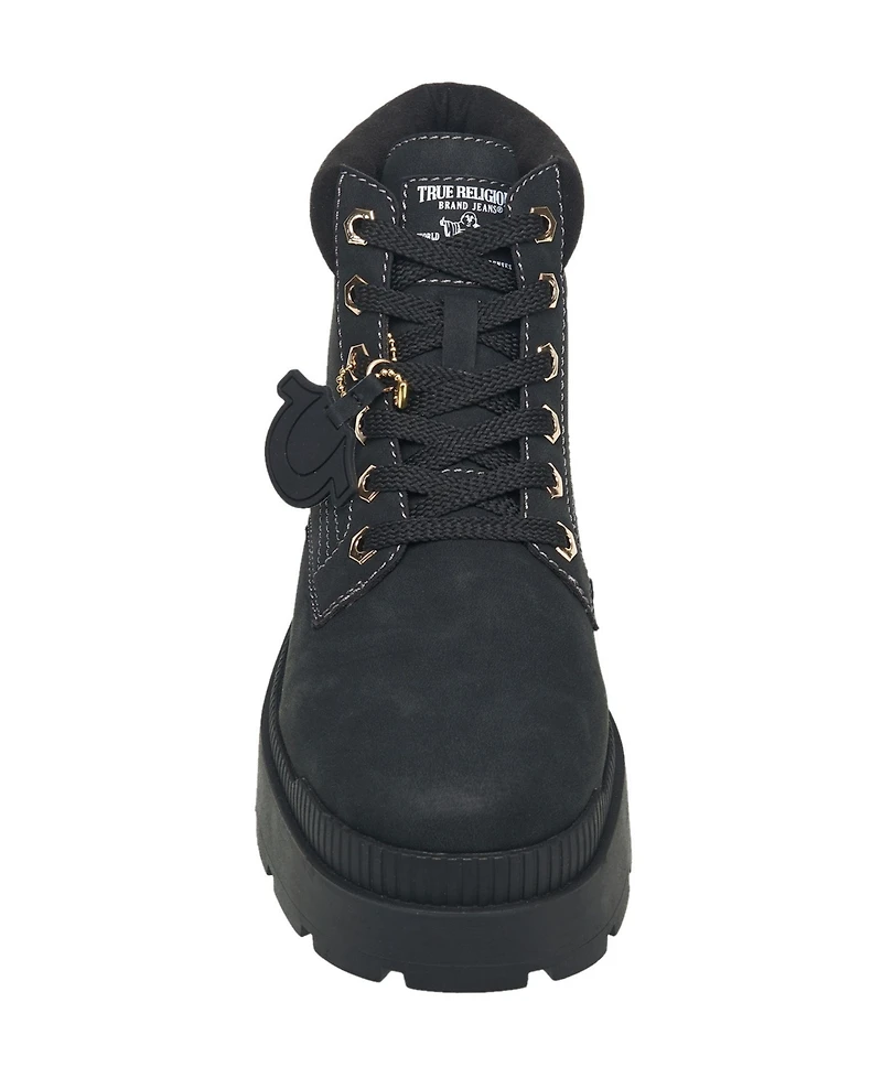 True Religion Men's Brent Faux Suede Work Boot