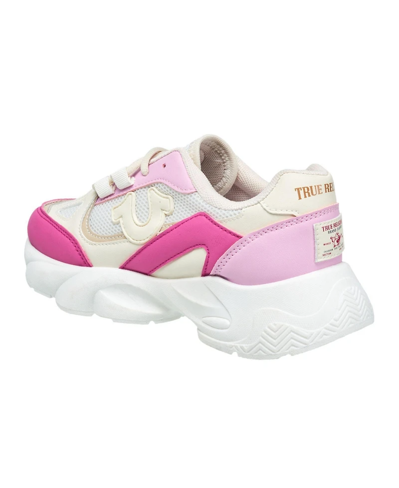 True Religion Little Girls Dreezy Chunky Logo Sneaker