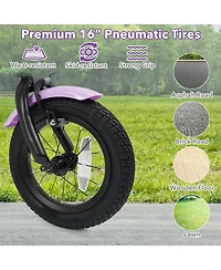 Sugift 16 in Kids Bike with Training Wheels for Ages 4-7 Years Old