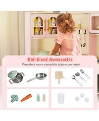 Sugift Light-Up Stove and Sounds Corner Play Kitchen, Ages 3+
