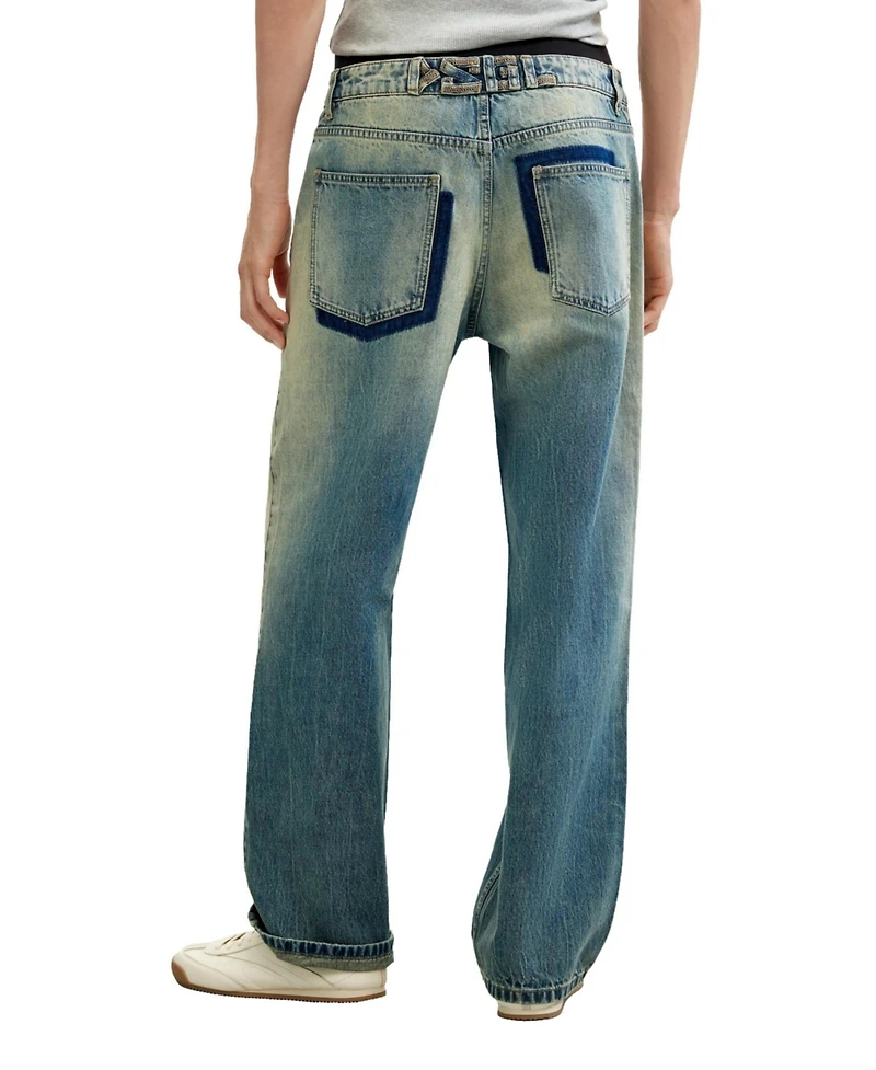 Desigual Men's Plain denim trousers