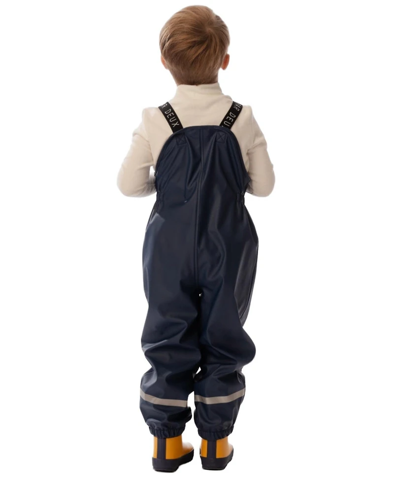 Deux par Toddler (2T - 5T) Unisex Rain Overalls Pant