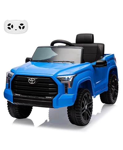 Homfan Licensed Toyota Navigator 41.73"L x 21.65"W x 12.6"H 12V Dual Motor Remote Control Electric Ride-On Truck, Ages 3-8
