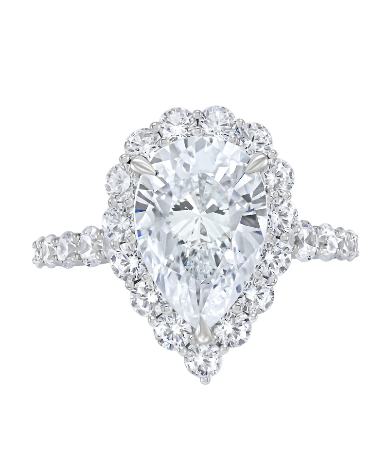 Macy's Igi Certified Lab-Grown Diamond Ring (4-1/2 ct. t.w.) in 14k White Gold