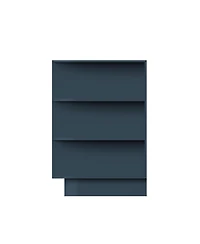 Boyel Living 24 Inch Wide Base End Shelf Cabinet, Ready to Assemble Kitchen Cabinet with Solid Wood Frame, Soft-Close Slides and Hinges