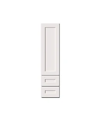 Boyel Living Counter Linen Cabinet, Kitchen Cabinet with Solid Wood Frame, Soft-Close Hinges, Low-voc, Uv Finish