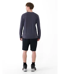 4F Men's Quick-Dry Trekking Long Sleeve Tee Crewneck Fit