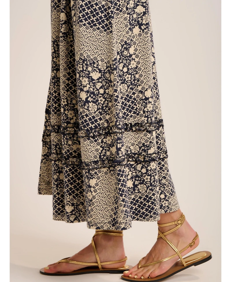 Brakeburn Women's Katerina Printed Maxi Dress