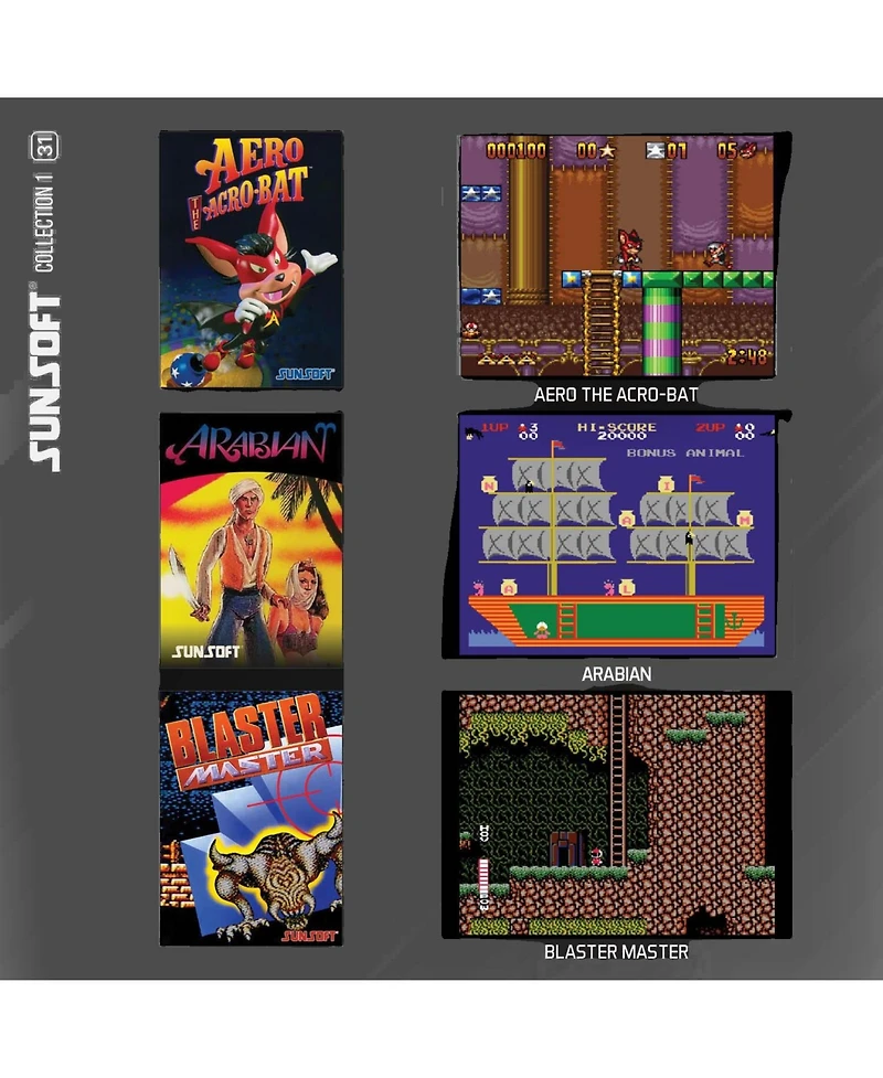 Blaze Entertainment Sunsoft Collection 1 Evercade