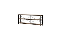 Slickblue 70.9" Console Table with 3-Tier Metal Frame Storage