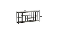 Slickblue Console Table with Storage Shelves for Entryway or Sofa