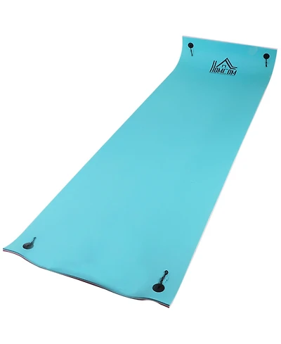 Hikeen 17' x 5' 3-Layer Foam Floating Water Mat, Portable Swimming Pool and Lake Raft