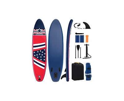 Hikeen Inflatable Paddle Board with Removable Fin and Backpack