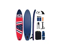 Hikeen Inflatable Paddle Board with Removable Fin and Backpack