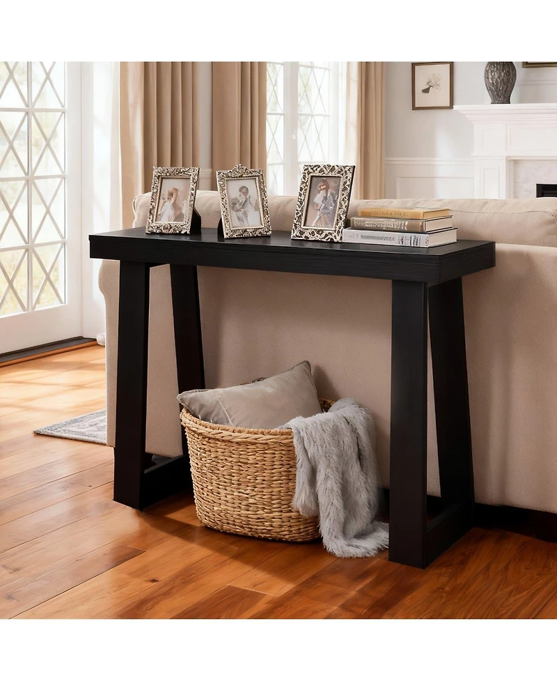 Slickblue Slim Console Table with Modern Design, Narrow Sofa Table for Entryway Hallway and Living Room