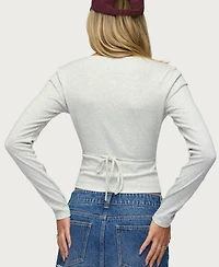 Edikted Women's Fonteyn Wrap Top