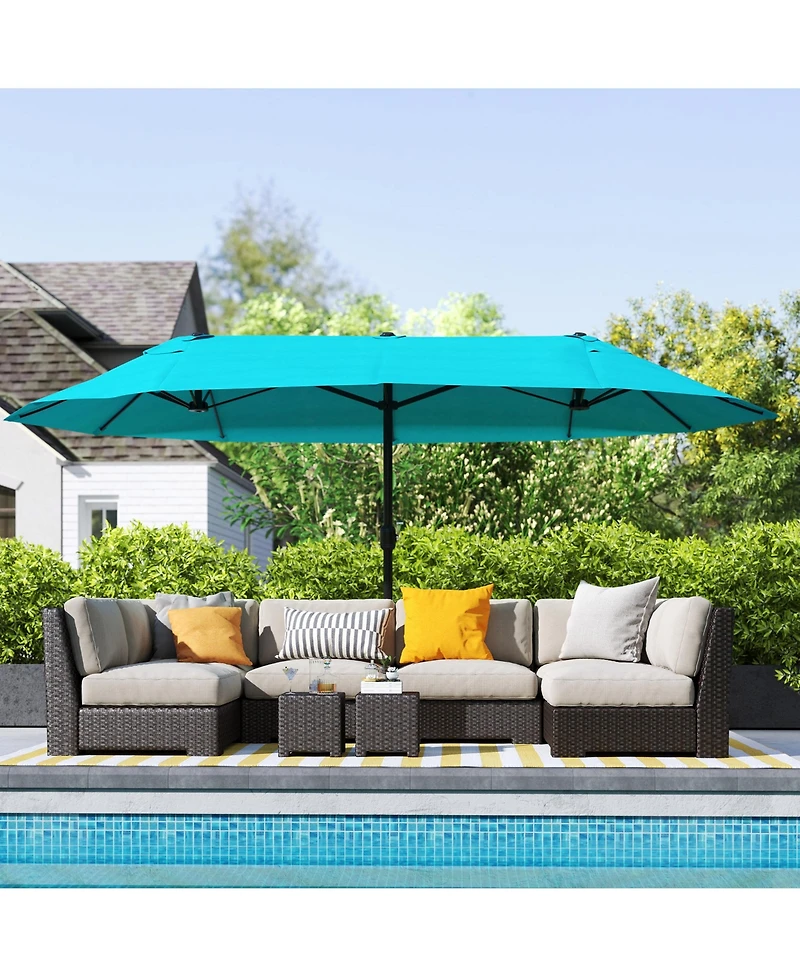 Outsunny Extra Large 15feet Patio Umbrella