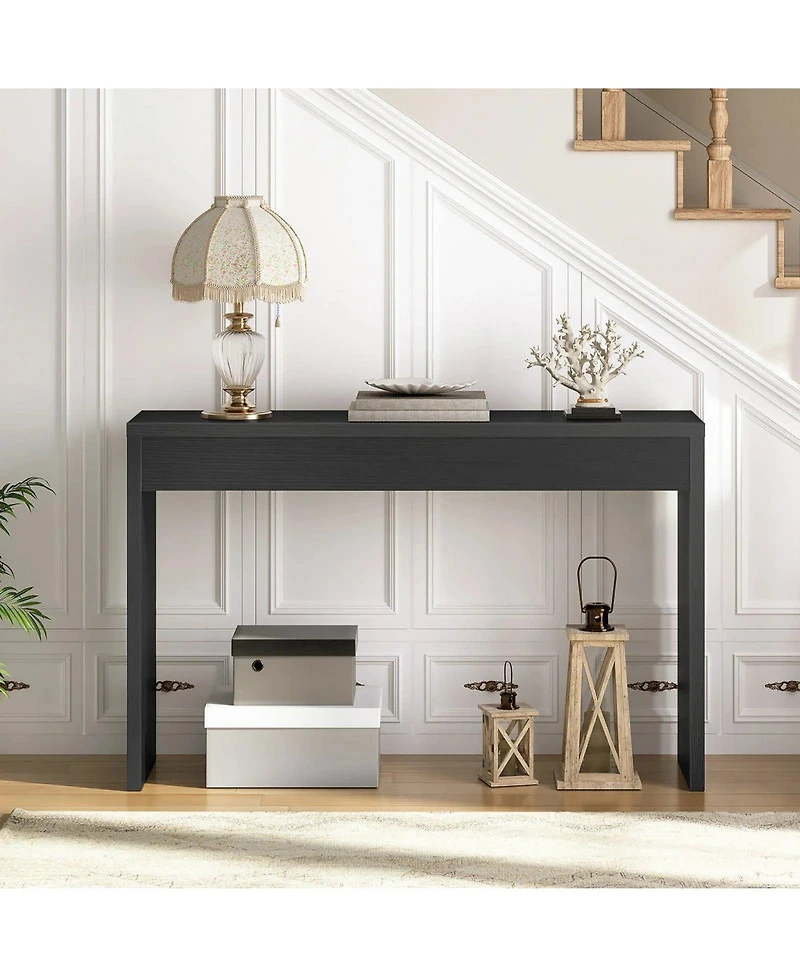 Slickblue 47.2-Inch Entryway Console Table with Open Storage Design