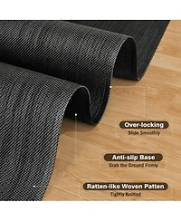 Danrong Heavy Duty Pvc Office Chair Mat Non-Slip Hard Floor Protector Rug