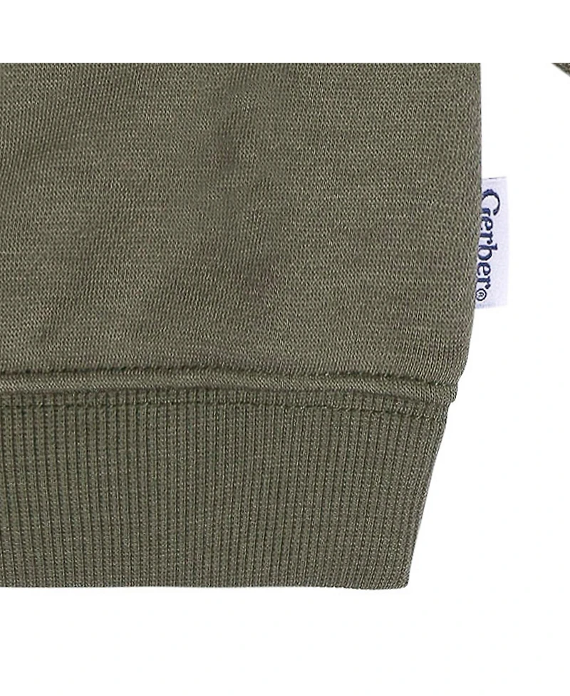 Gerber Toddler 0 -5T Neutral Crewneck Sweatshirt