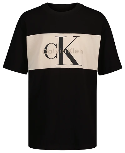 Calvin Klein Boys' 8-20 Embroidered Short-Sleeve T-Shirt