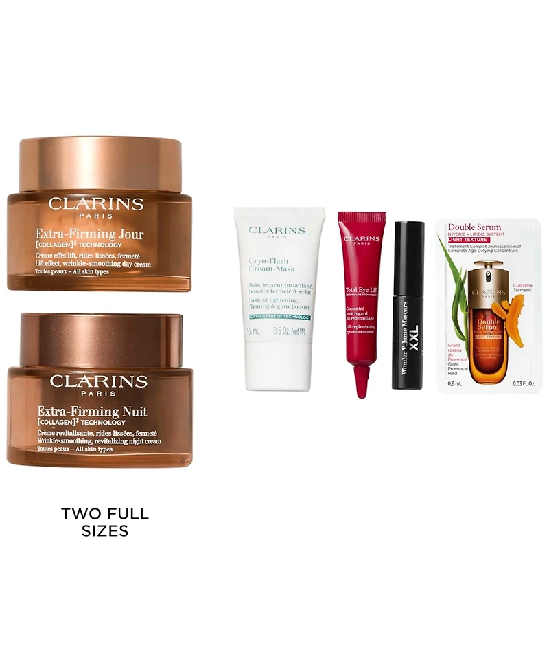 Clarins 7-Piece Extra-Firming Luxury Skincare Gift Set