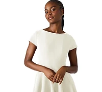 Steve Madden Women's Boat Neck Short Dress