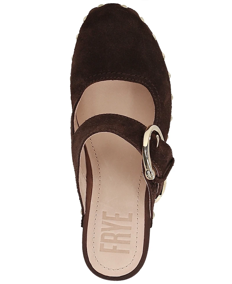 Frye Women's Cindy Buckle Mule Clogs