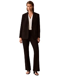 Calvin Klein Women's High-Waisted Bootcut Compression Pants