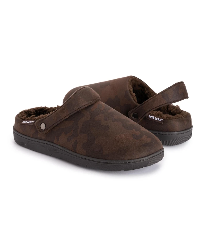 Muk Luks Men's Keanu Convertible Clog Slippers