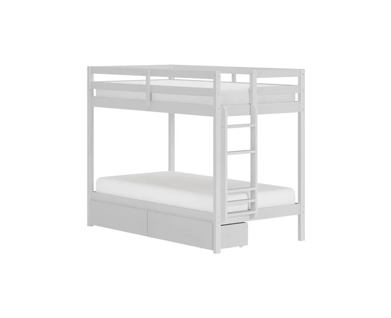 Grain & Grove Bear Furniture Plywood Twin/Twin with Underbed Storage Drawers