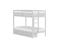 Grain & Grove Bear Furniture Plywood Twin/Twin with Underbed Storage Drawers