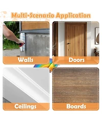 Xdovet T Roller Kit Extension Pole Brushes Wall Covers