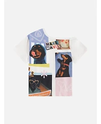 Aelfric Eden Women's Dachshund Collage Off-the-Shoulder Tee