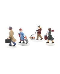Department 56 Busy City Sidewalks Figures, Set of 4