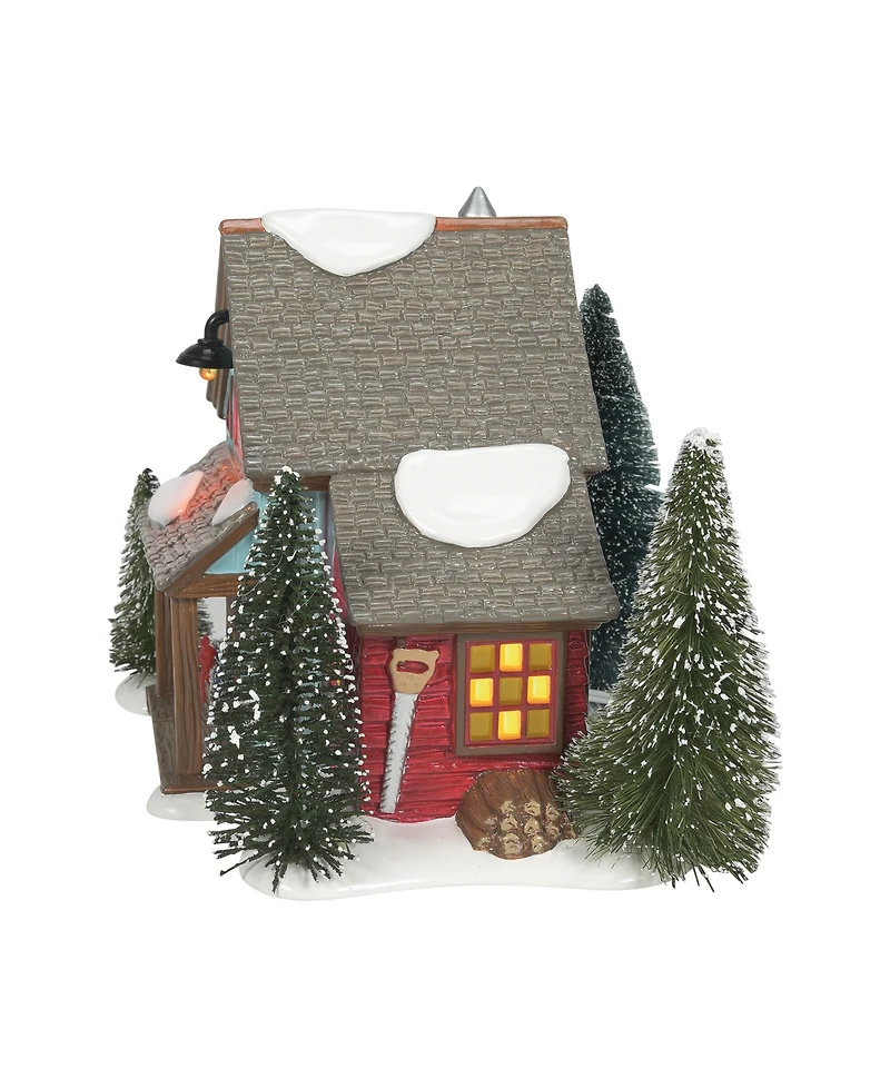 Department 56 Snow Village Light-Up Village Farms Tree Lot Figurine