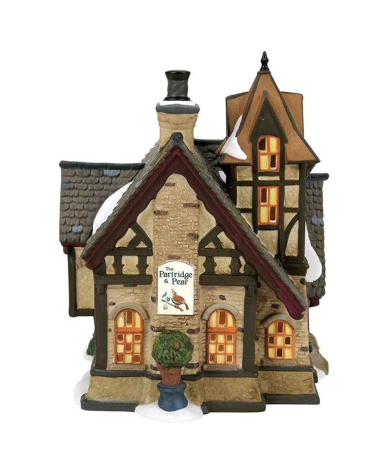 Department 56 Dickens Village The Partridge Pear Light-Up Building Figurine