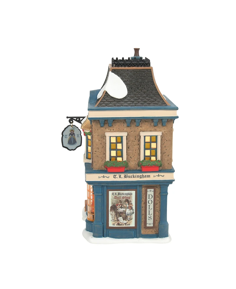Department 56 Dickens Village Light Up Tl Buckingham Doll Shop