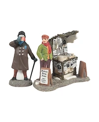Department 56 Dickens Village London Newspaper Stand 2-Pc. Figurine