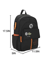 Dragon Ball Z Goku Symbols Black 17.5" Adult Commuter Backpack