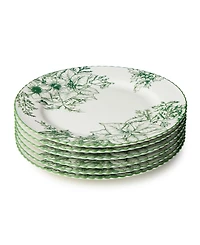 Certified International Winter Evergreen Dinner Plates, Set of 6