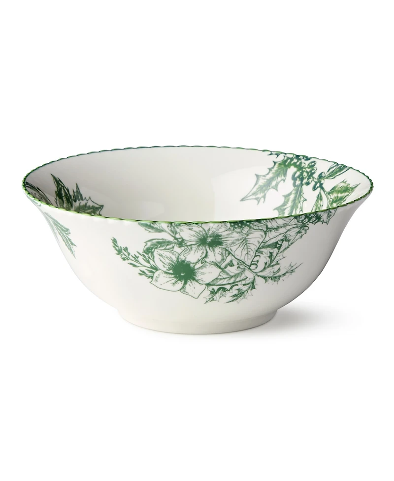 Certified International Winter Evergreen Deep Bowl