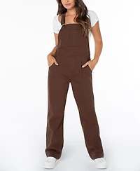 Celebrity Pink Juniors' Twill Overalls