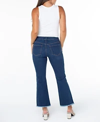 Celebrity Pink Juniors' Mid-Rise Cropped Kick-Flare Jeans
